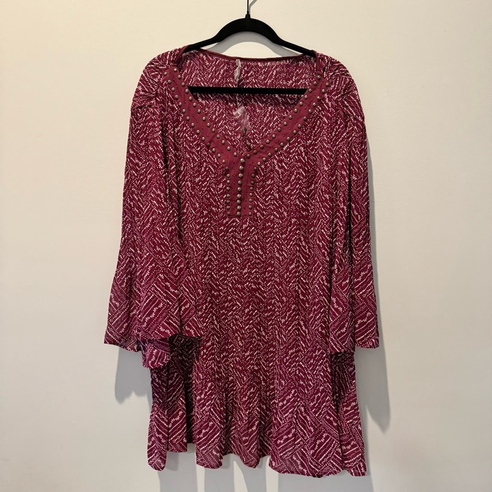 Woman Within 3/4 Sleeve Floral Tunic | Size 34/36 4X - Picture 3 of 6